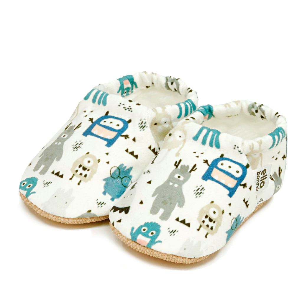 Ella Bonna Non-Slip Sole Cute Ghost Patterned Baby Booties, Home Boot Slippers Nursery Shoes - The Baby Penguin