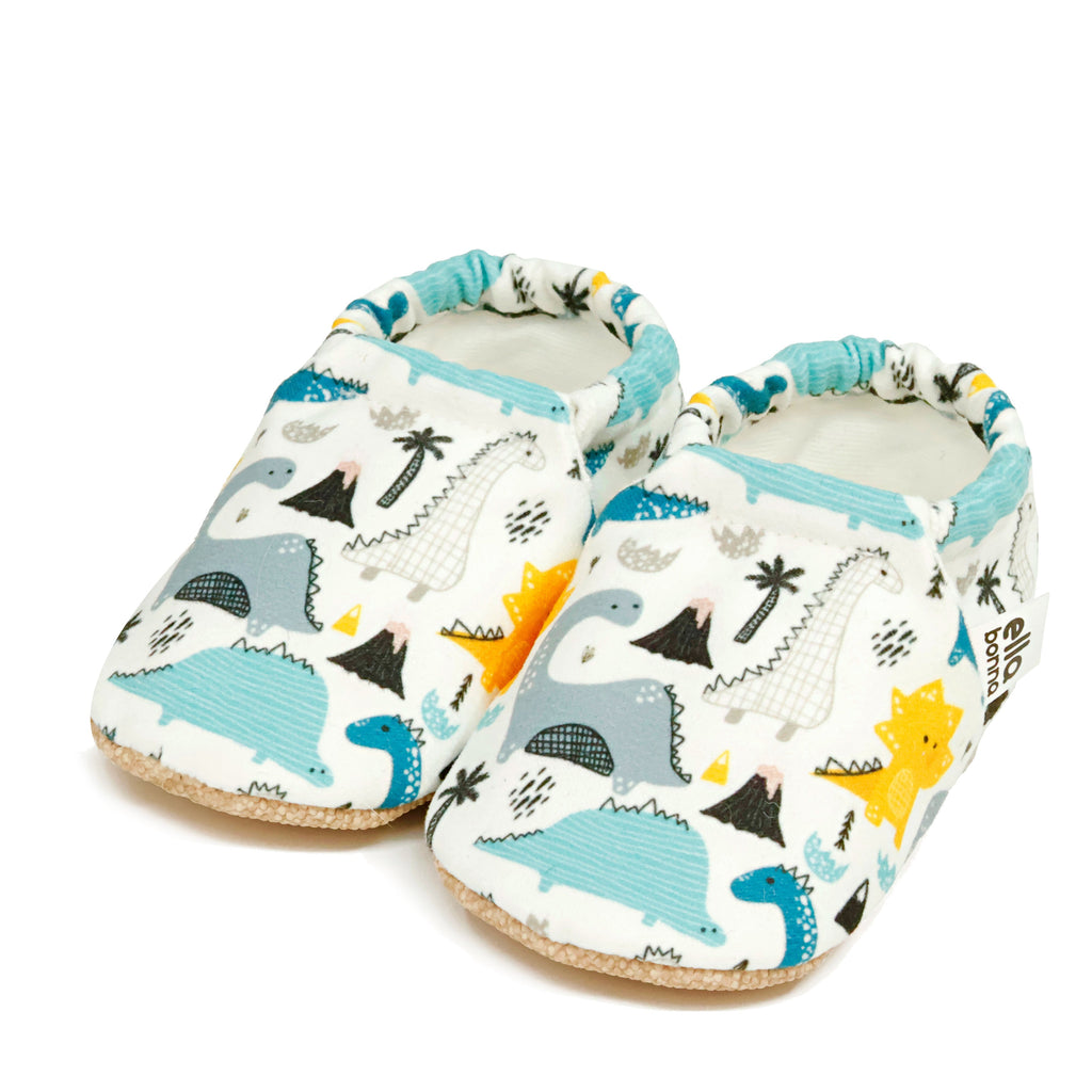 Ella Bonna Non-Slip Sole Dinosaur Patterned Baby Booties, Home Boot Slippers Nursery Shoes - The Baby Penguin