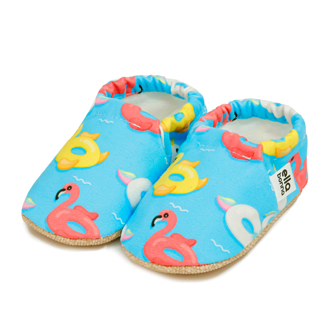 Ella Bonna Non-Slip Sole Duck Patterned Baby Booties, Home Boot Slippers Nursery Shoes - The Baby Penguin