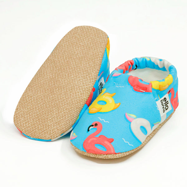 Ella Bonna Non-Slip Sole Duck Patterned Baby Booties, Home Boot Slippers Nursery Shoes - The Baby Penguin