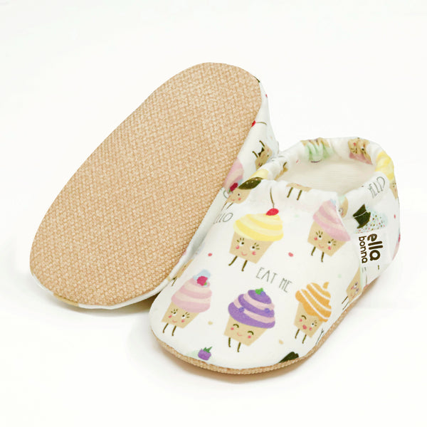 Ella Bonna Non-Slip Sole Muffin Patterned Baby Booties, Home Boot Slippers Nursery Shoes - The Baby Penguin