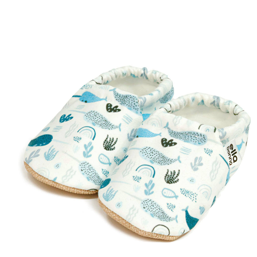 Ella Bonna Non-Slip Sole Swordfish Patterned Baby Booties, Home Boot Slippers Nursery Shoes - The Baby Penguin