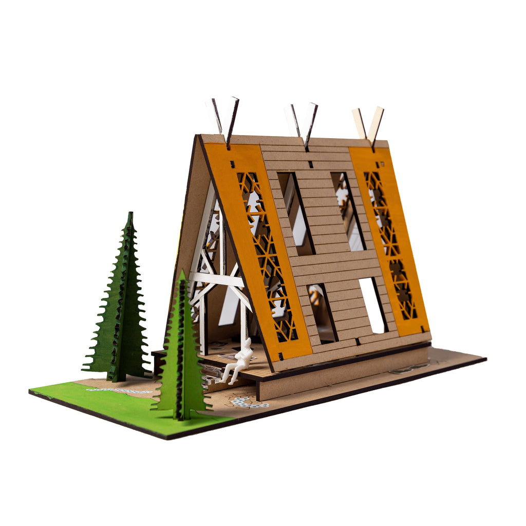 EVERGREEN CABIN Architectural Model Making Kit |  | The Baby Penguin