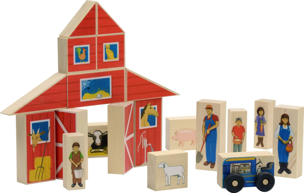 Farm Wooden Block Set | Made in the USA