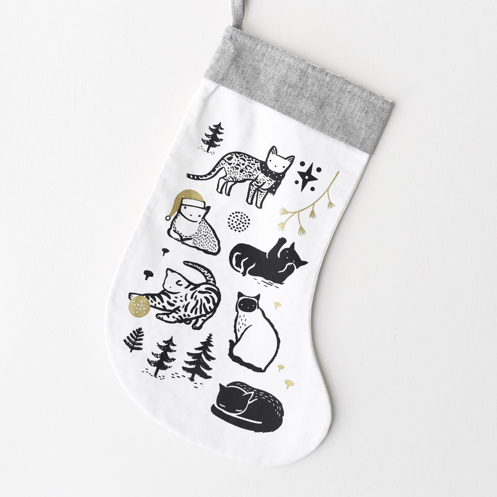 Festive Cats Stocking - The Baby Penguin