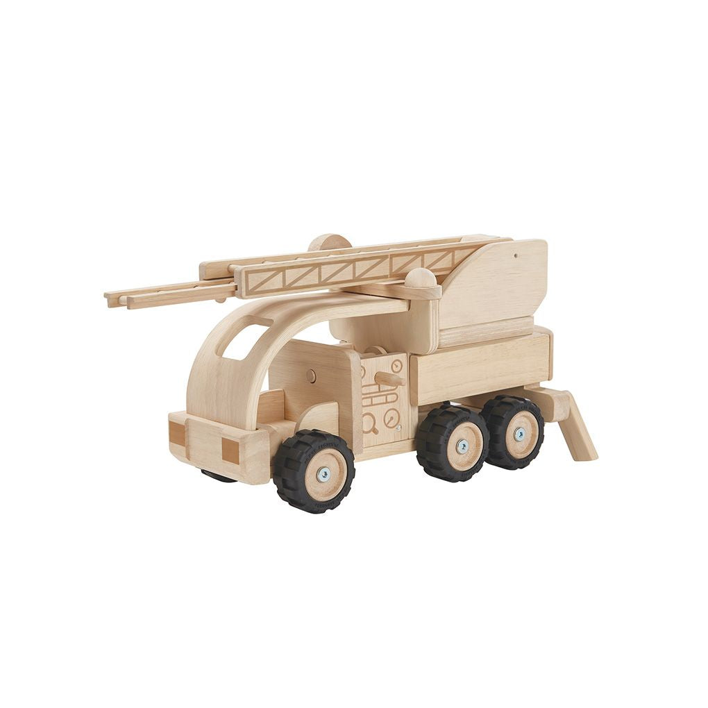 Fire Truck - Top Sustainable Toy - PlanToys USA - The Baby Penguin