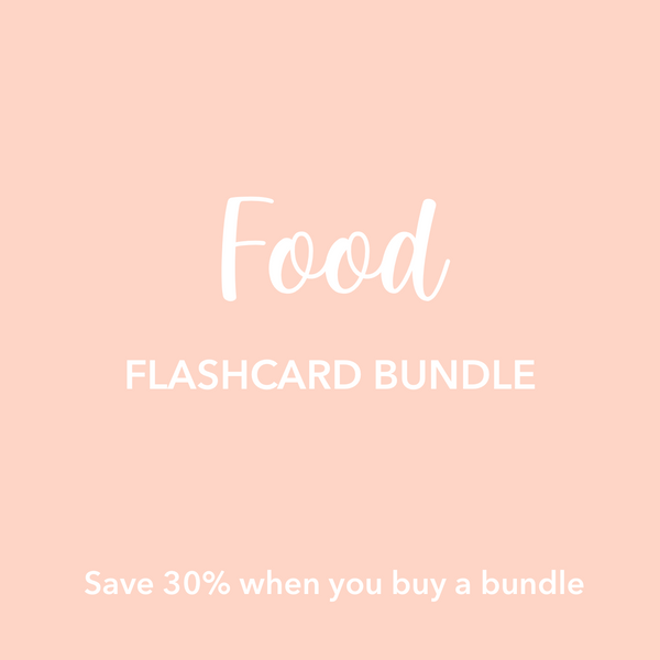 Food Flashcards Bundle