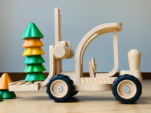 Forklift | Sustainable Wooden Vehicle PlanToys USA