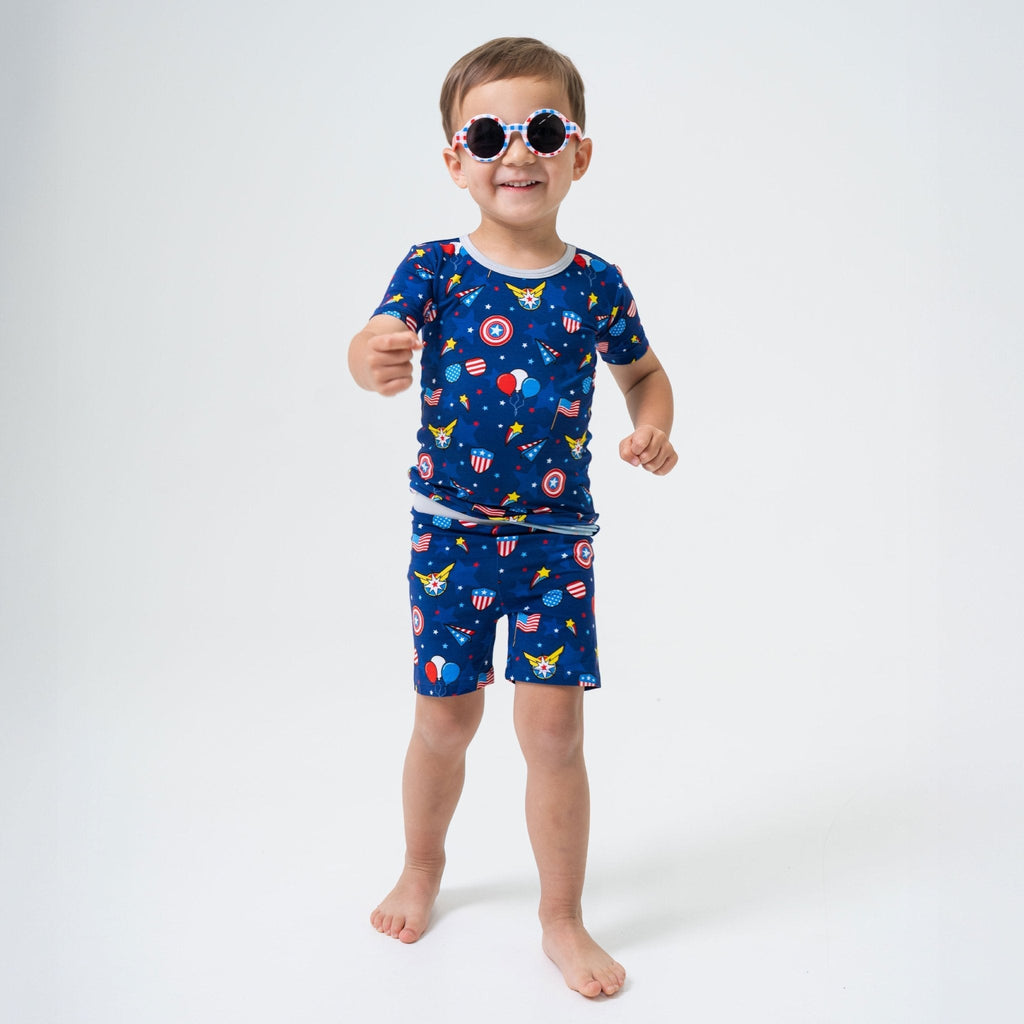 Freedom Flyers Short Sleeve Pajamas - The Baby Penguin