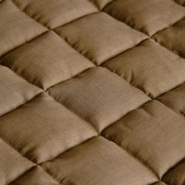 French Linen Baby Playmat - Chestnut - The Baby Penguin