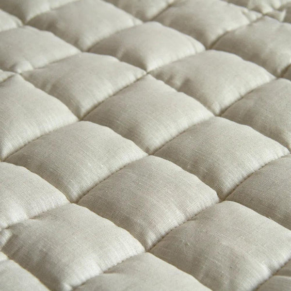 French Linen Baby Playmat - Natural - The Baby Penguin