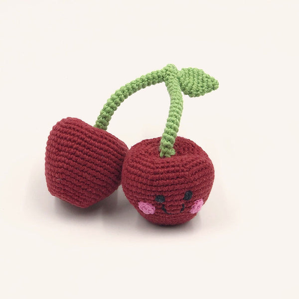 Pretend Play Food Rattle - Red Cherry | Rattle | The Baby Penguin