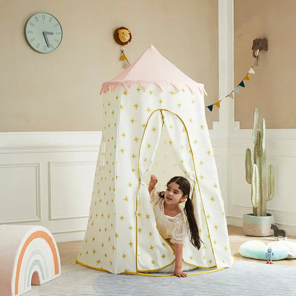 Gold Starburst Pop-Up Canopy | Playhouse | Wonder and Wise | Playhouses | The Baby Penguin