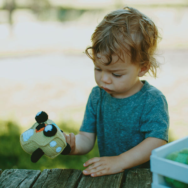 Green Tractor Rattle |  | The Baby Penguin