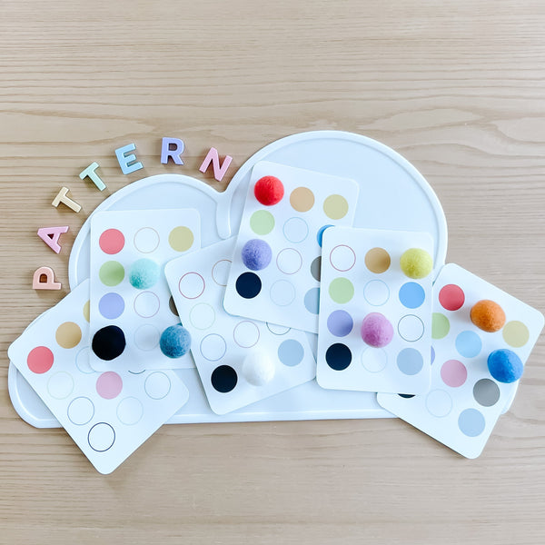 Grid Pattern Ball Flashcards - The Baby Penguin