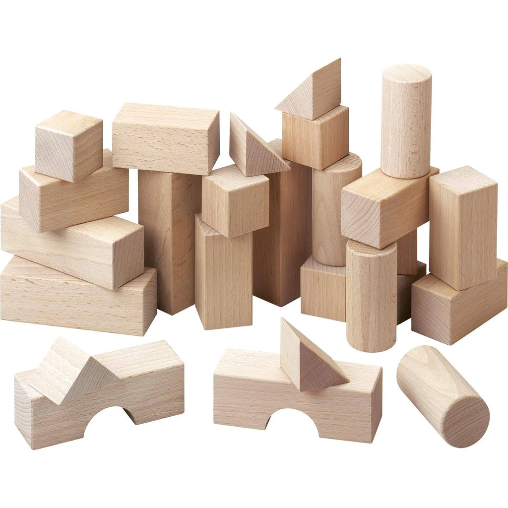  Basic Building Blocks 26 Piece Starter Set HABA USA Architectural Blocks