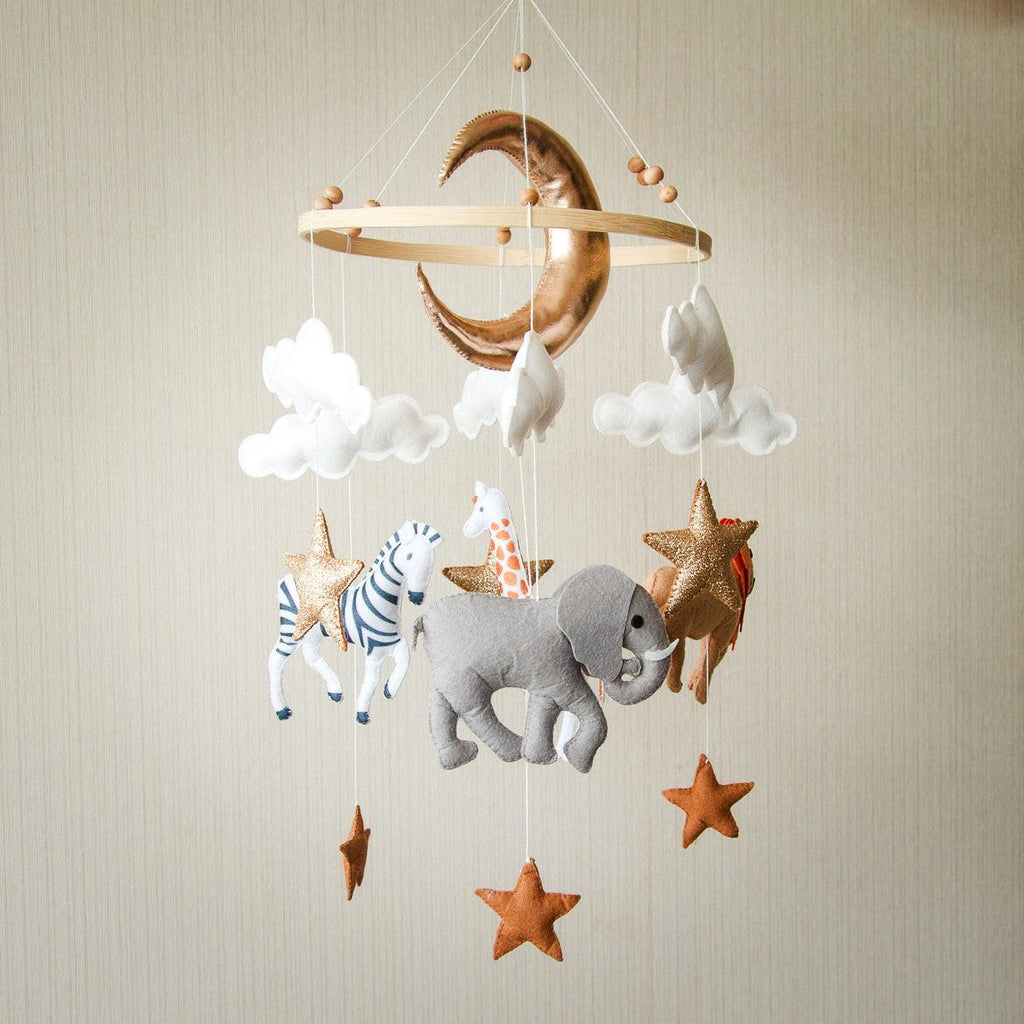 Handmade Baby Mobile |  Safari - The Baby Penguin