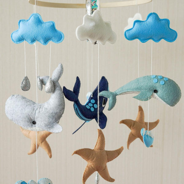 Handmade Baby Mobile |  Under the Sea - The Baby Penguin