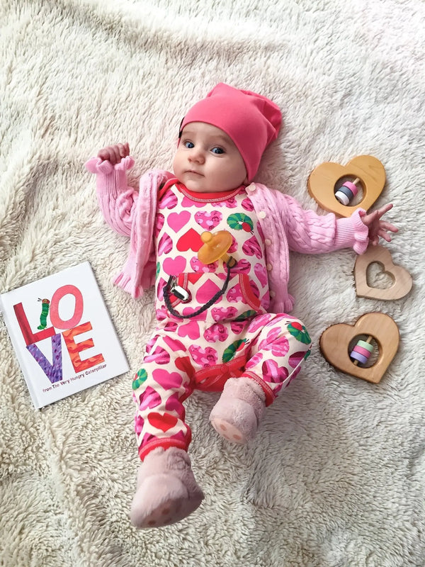Heart Wooden Baby Grasping Toy | Made in the USA | Baby Soothers | The Baby Penguin