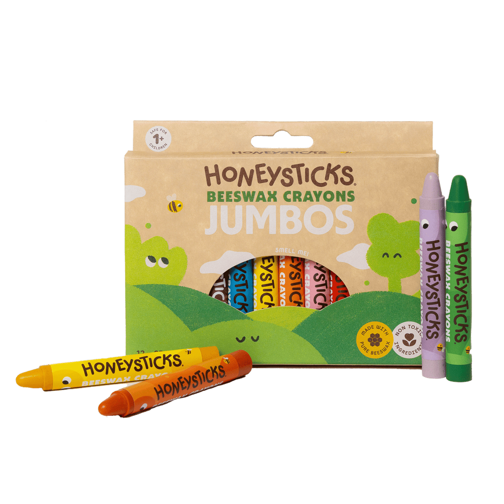 Honeysticks Beeswax Crayons Jumbos 12pk