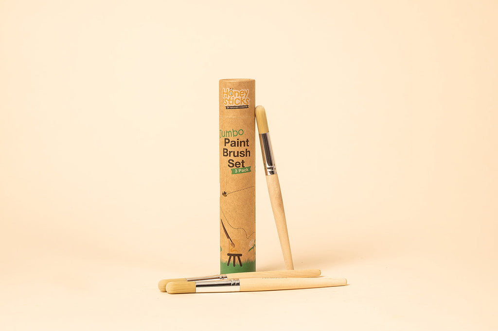 Honeysticks Jumbo Paint Brush Set | paintbrush | The Baby Penguin