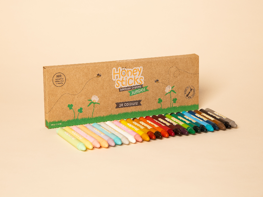 Honeysticks Jumbos 24 Pack | Crayons | The Baby Penguin