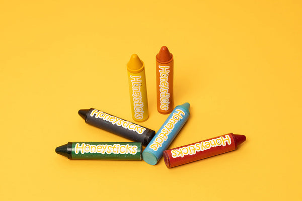 Honeysticks Super Jumbos 6 Pack | Crayons | The Baby Penguin
