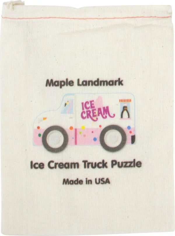 Ice Cream Truck Jigsaw Puzzle | Sustainable Toy | USA Made