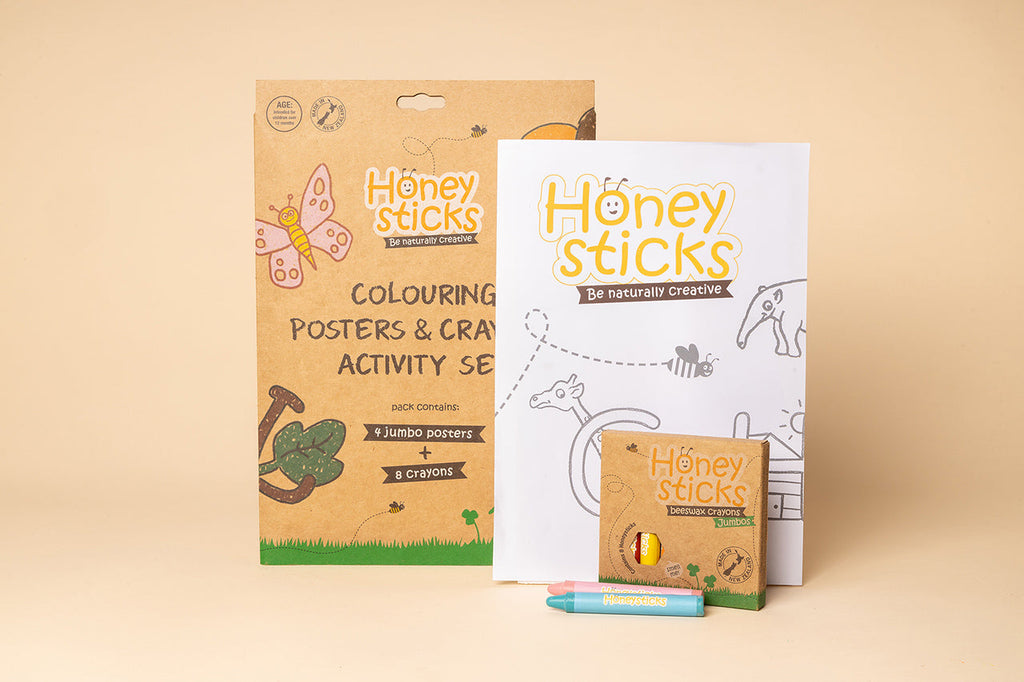 Jumbo Posters and Crayons Activity Set | Art Kit | The Baby Penguin