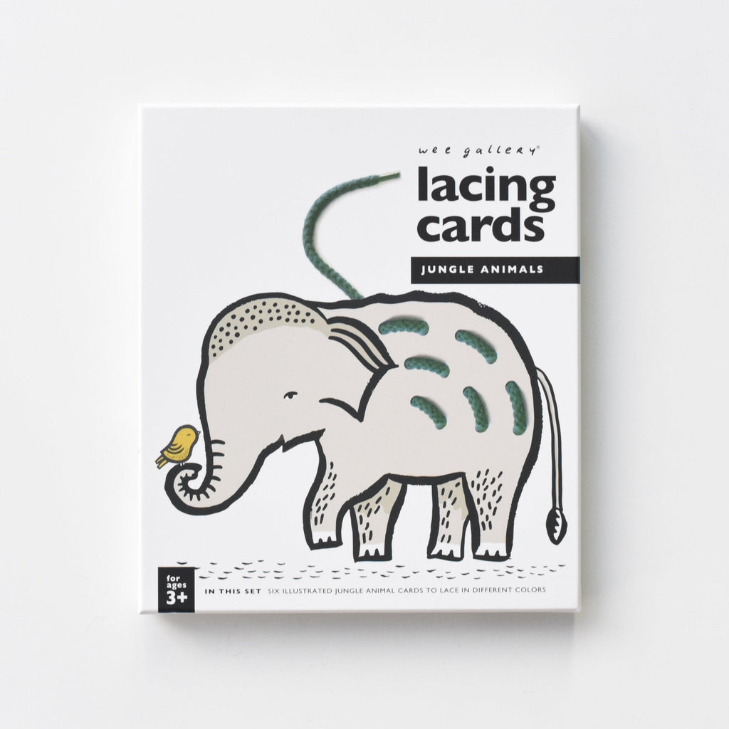 Lacing Cards - Jungle Animals - The Baby Penguin