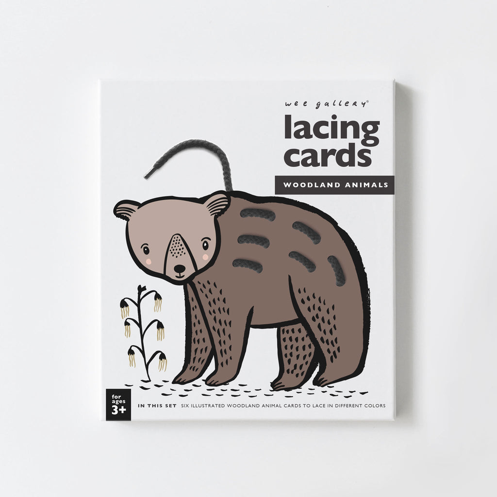 Lacing Cards - Woodland Animals - The Baby Penguin