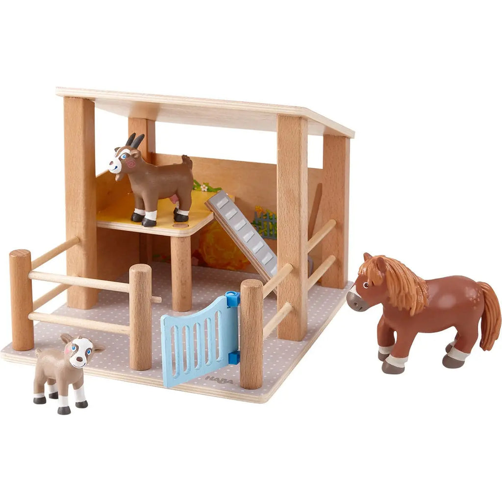  Little Friends Petting Zoo with Farm Animals HABA USA Little Friend Buildings