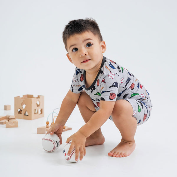 Major League Buddies Short Sleeve Pajamas - The Baby Penguin