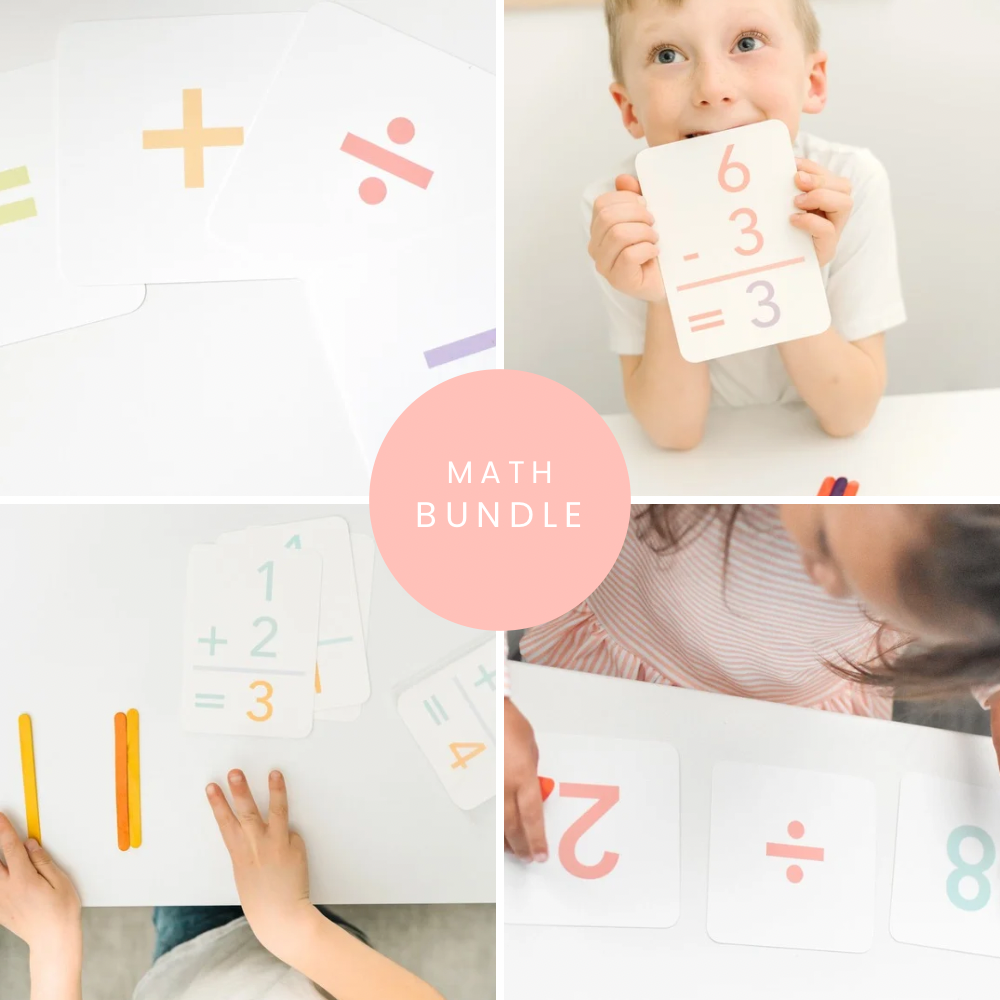 Math Flashcards Bundle | Educational Toys | The Baby Penguin