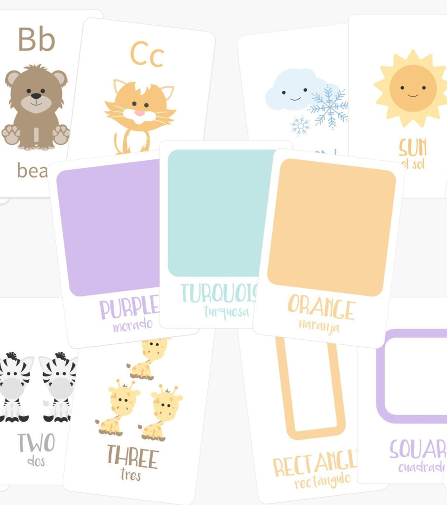 Montessori Flashcards Basics Bundle