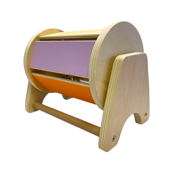 Montessori Spinning Drum in Pastel Colors |  | The Baby Penguin