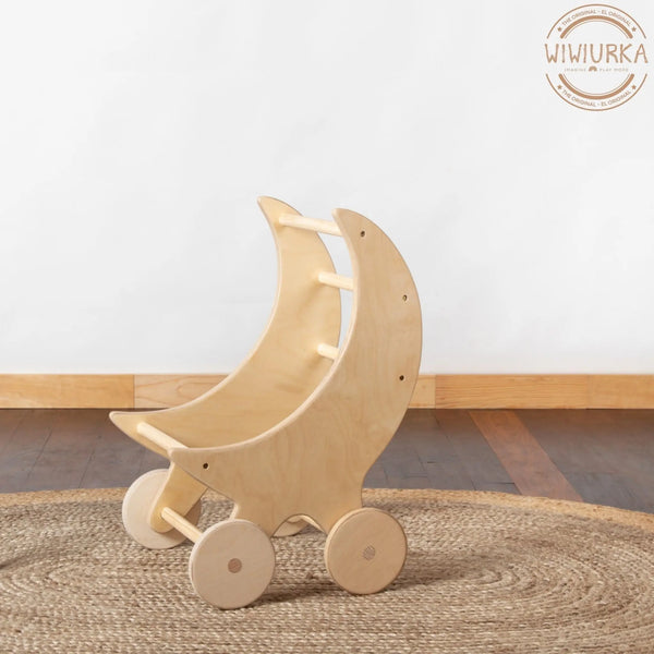 MOON SHAPED DOLL STROLLER by Wiwiurka Toys Wiwiurka Toys