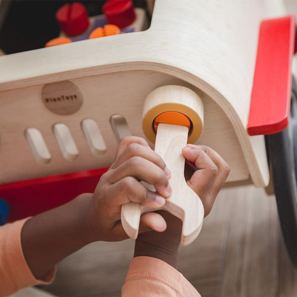 Motor Mechanic - Top Sustainable Toy - PlanToys USA - The Baby Penguin