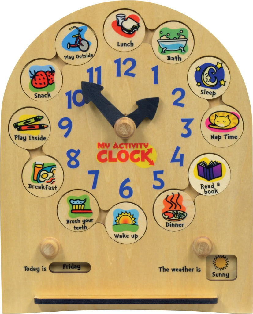 My Activity Clock | Sustainable Toy | USA Made