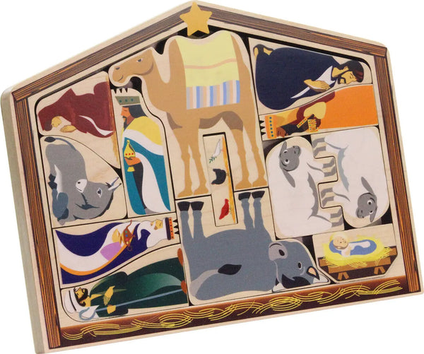 Nativity Wooden Puzzle | Made in the USA