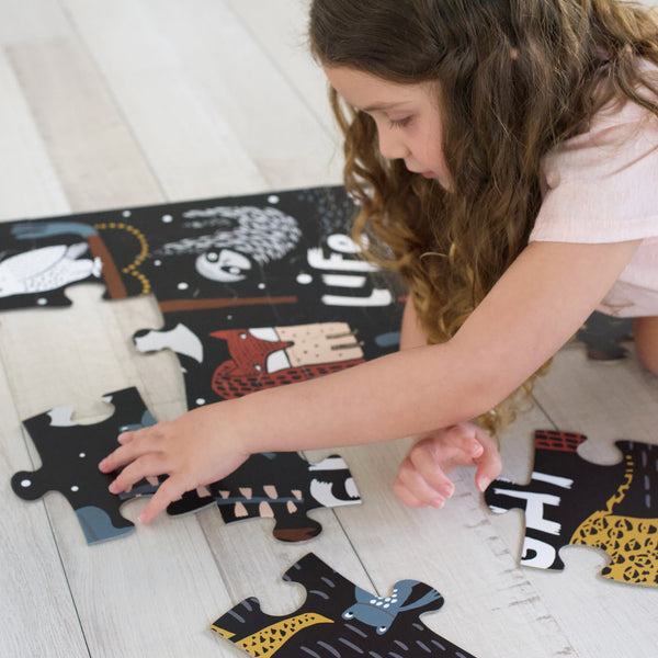 Night Life Floor Puzzle - The Baby Penguin