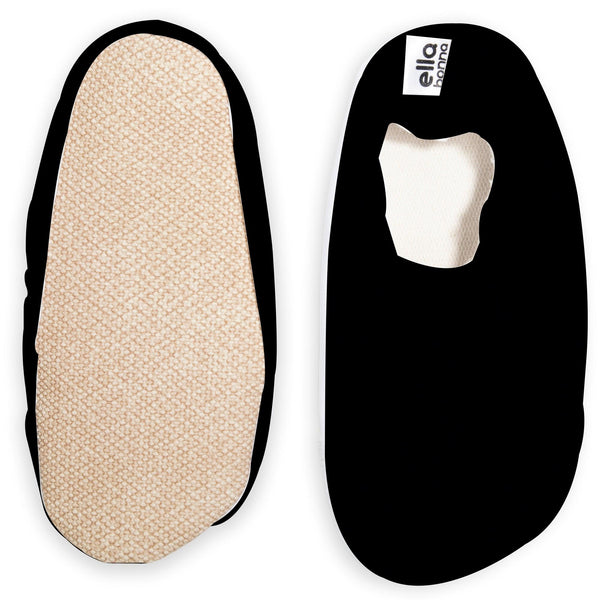 Non-Slip Sole, Unisex Baby, Children's Sea Shoes, Pool Booties, Black - The Baby Penguin