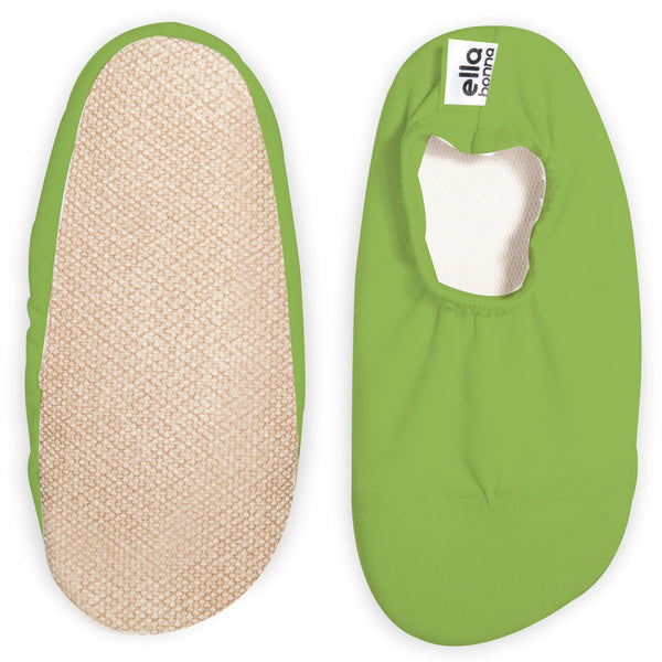 Non-Slip Sole, Unisex Baby, Children's Sea Shoes, Pool Booties, Dark Green - The Baby Penguin