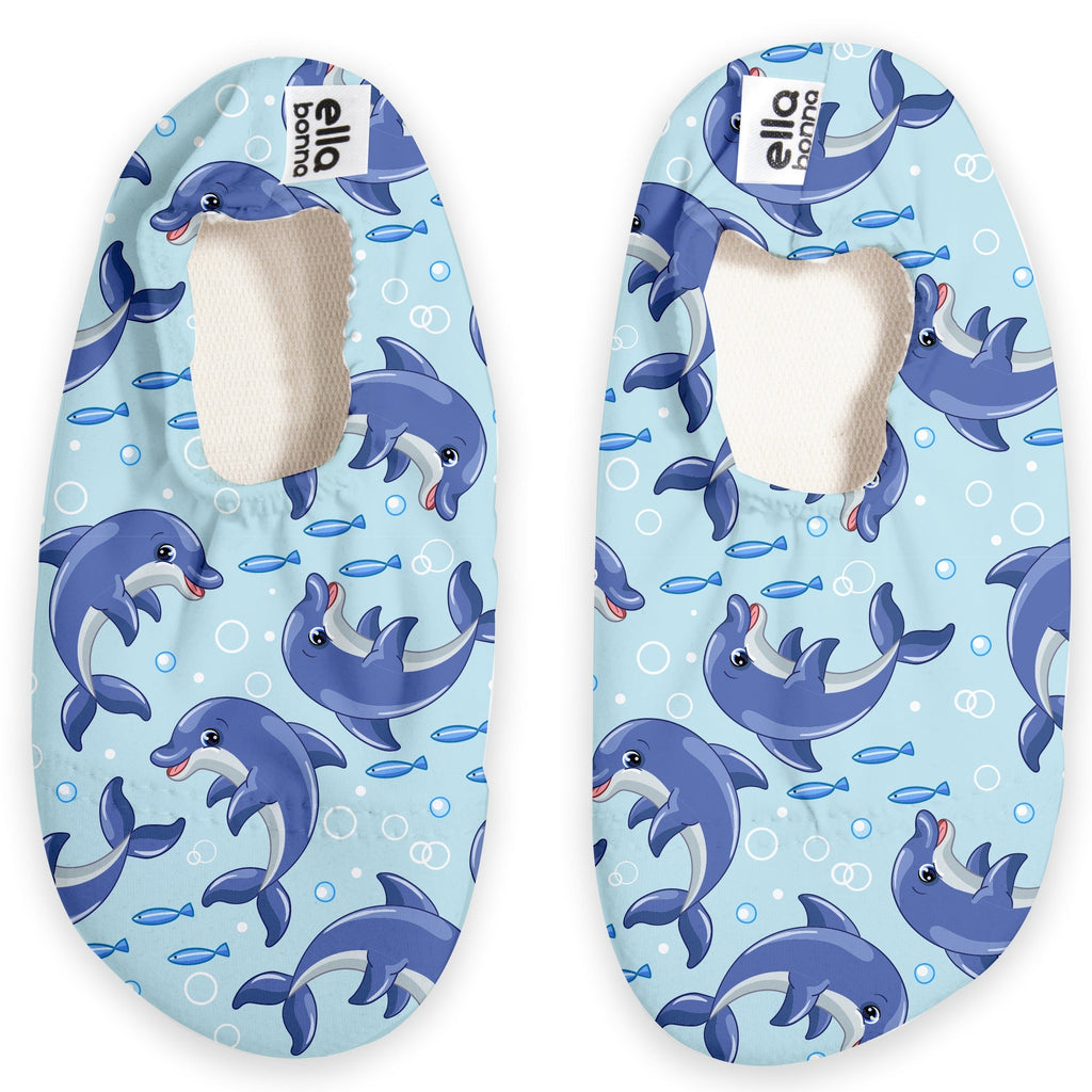 Non-Slip Sole, Unisex Baby, Children's Sea Shoes, Pool Booties, Dolphin - The Baby Penguin