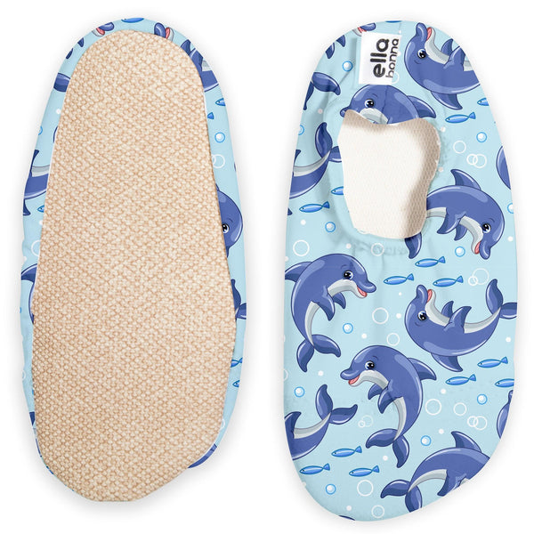 Non-Slip Sole, Unisex Baby, Children's Sea Shoes, Pool Booties, Dolphin - The Baby Penguin