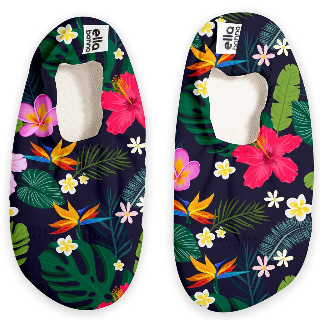 Non-Slip Sole, Unisex Baby, Children's Sea Shoes, Pool Booties, Flowers - The Baby Penguin