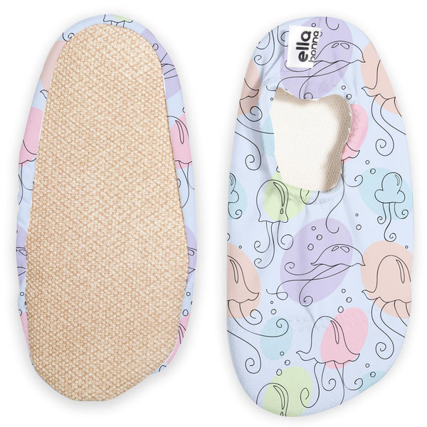 Non-Slip Sole, Unisex Baby, Children's Sea Shoes, Pool Booties, Jellyfish - The Baby Penguin