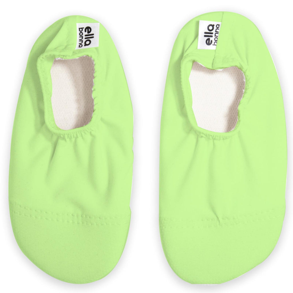 Non-Slip Sole, Unisex Baby, Children's Sea Shoes, Pool Booties, Light Green - The Baby Penguin