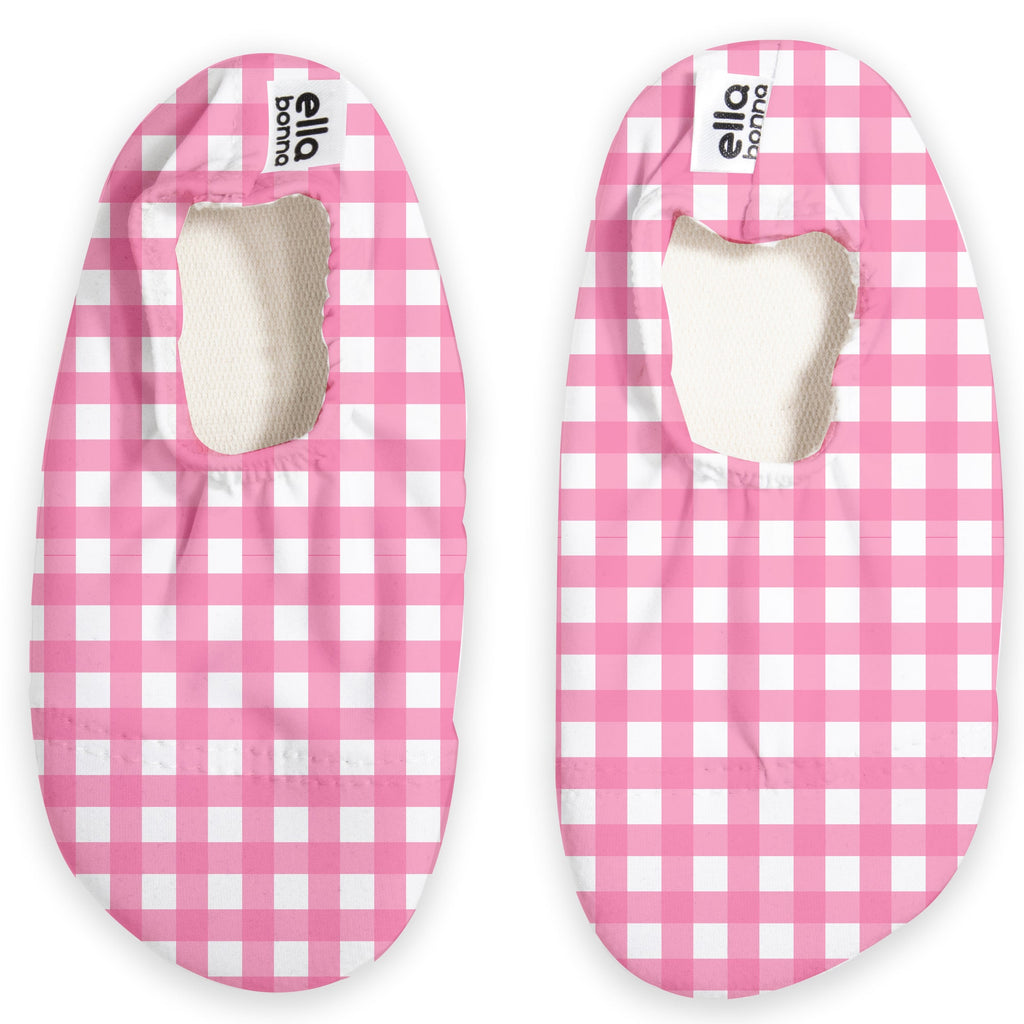 Non-Slip Sole, Unisex Baby, Children's Sea Shoes, Pool Booties, Pink Strips - The Baby Penguin