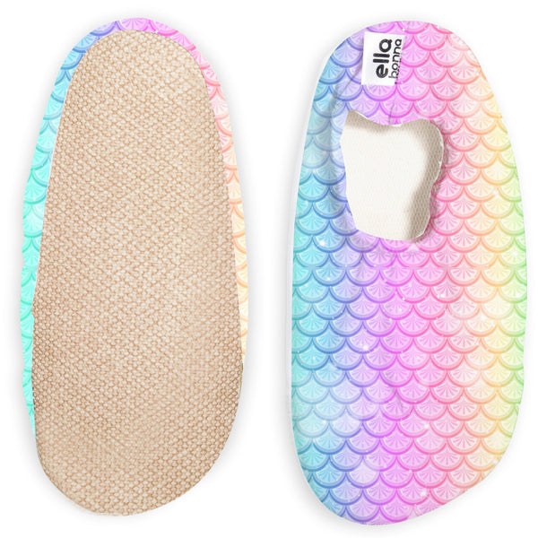 Non-Slip Sole, Unisex Baby, Children's Sea Shoes, Pool Booties, Rainbow - The Baby Penguin